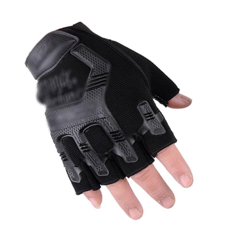 Military Half-Finger Tactical Gloves, Men Summer Outdoor Sports Fitness Cycling Fingerless Gloves