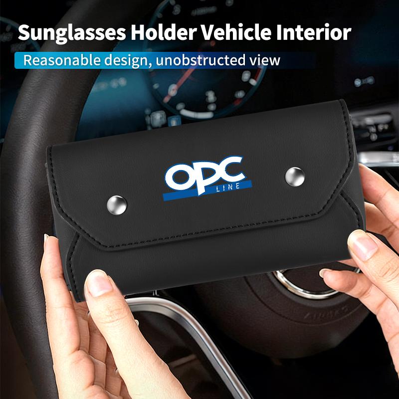 Universal Car Glasses Case Sun Visor Glasses Box Accessories For Opel Corsa Astra Insignia Vectra Zafira Meriva Mokka Ampera QA5