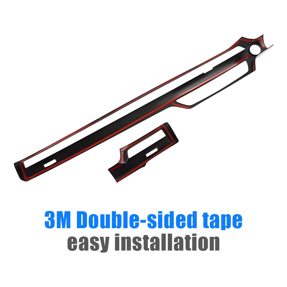 Декоративная рамка из АБС-пластика для автомобиля, наклейка на воздухозаборник управления на приборной панели для Honda CR-V CRV 6-го поколения 2023 2024 2025 Hybrid