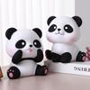 Unbreakable Sitting Panda Saving Box Cartoon Animals Ornaments Panda Piggy Bank Desktop