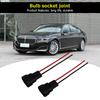 2pcs 9005 9006 HB4 Bulb Socket Car Headlight Fog Lamp Male Adapter Connector