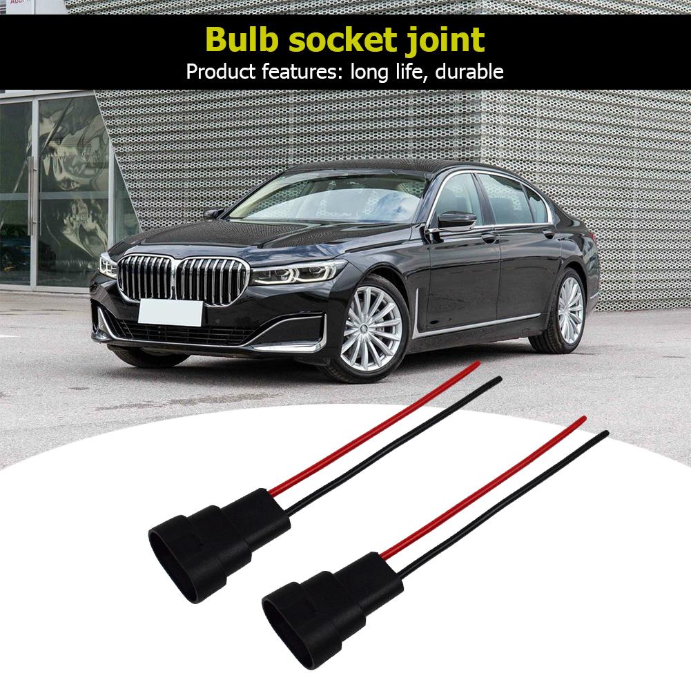 2pcs 9005 9006 HB4 Bulb Socket Car Headlight Fog Lamp Male Adapter Connector