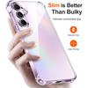 Чехол для Samsung Galaxy A55 5G A 55, прозрачный чехол для телефона с усиленными углами, бампером, тонкий противоударный гибкий чехол из ТПУ, прозрачный