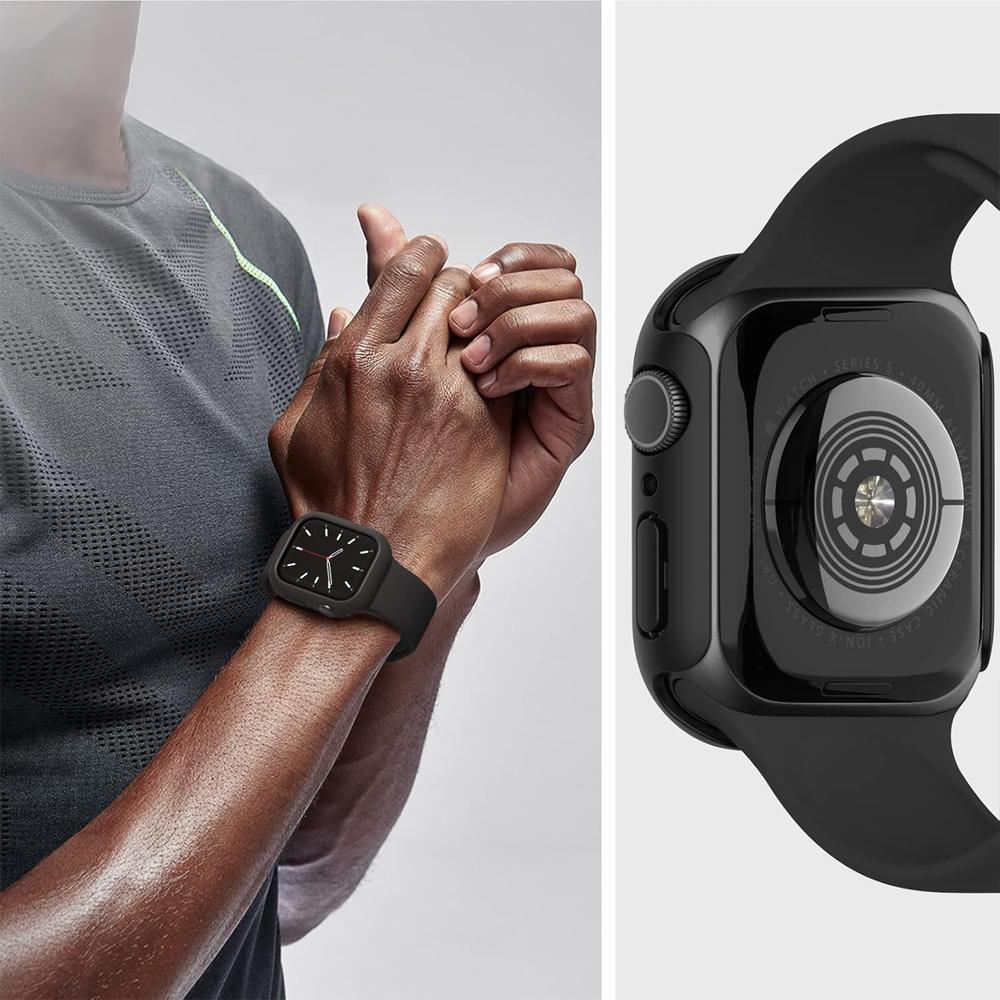 Чехол для Apple Watch Case 46мм 42мм 41мм 45мм 44мм 40мм 38мм Аксессуары PC Защитный бампер iWatch Серия 10 9 7 8 6 se 5 4 3