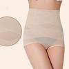 Women Shaping Brief High-waist Cross Compression See Through Breathable Holes Underwear Sexy Panties