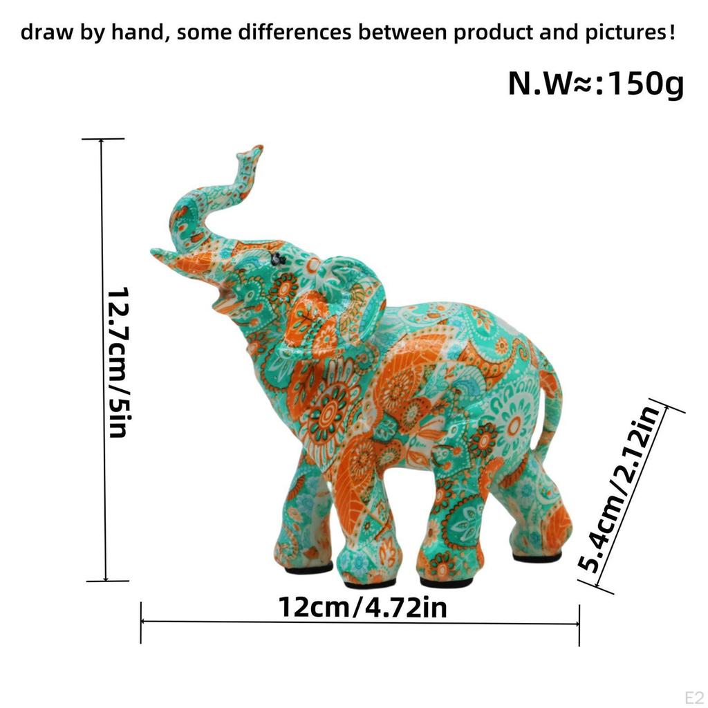 Фигурка слона, скульптура животного, художественные промыслы, настольный орнамент, декоративная статуя для центральной части