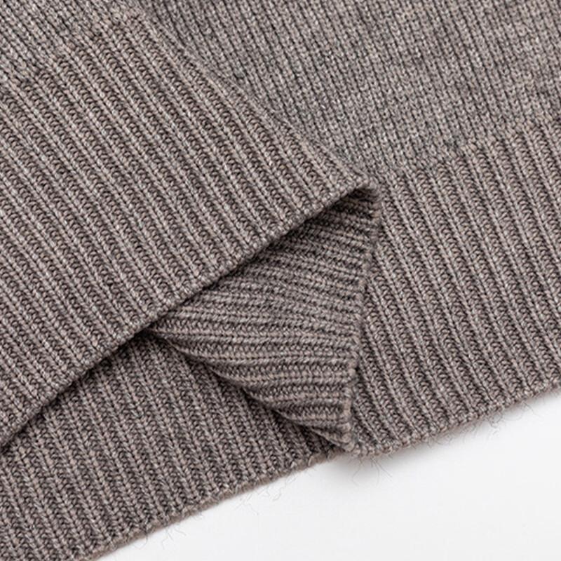 Mark Fairwhale Men's Casual Loose Fit Round Neck Pullover Sweater