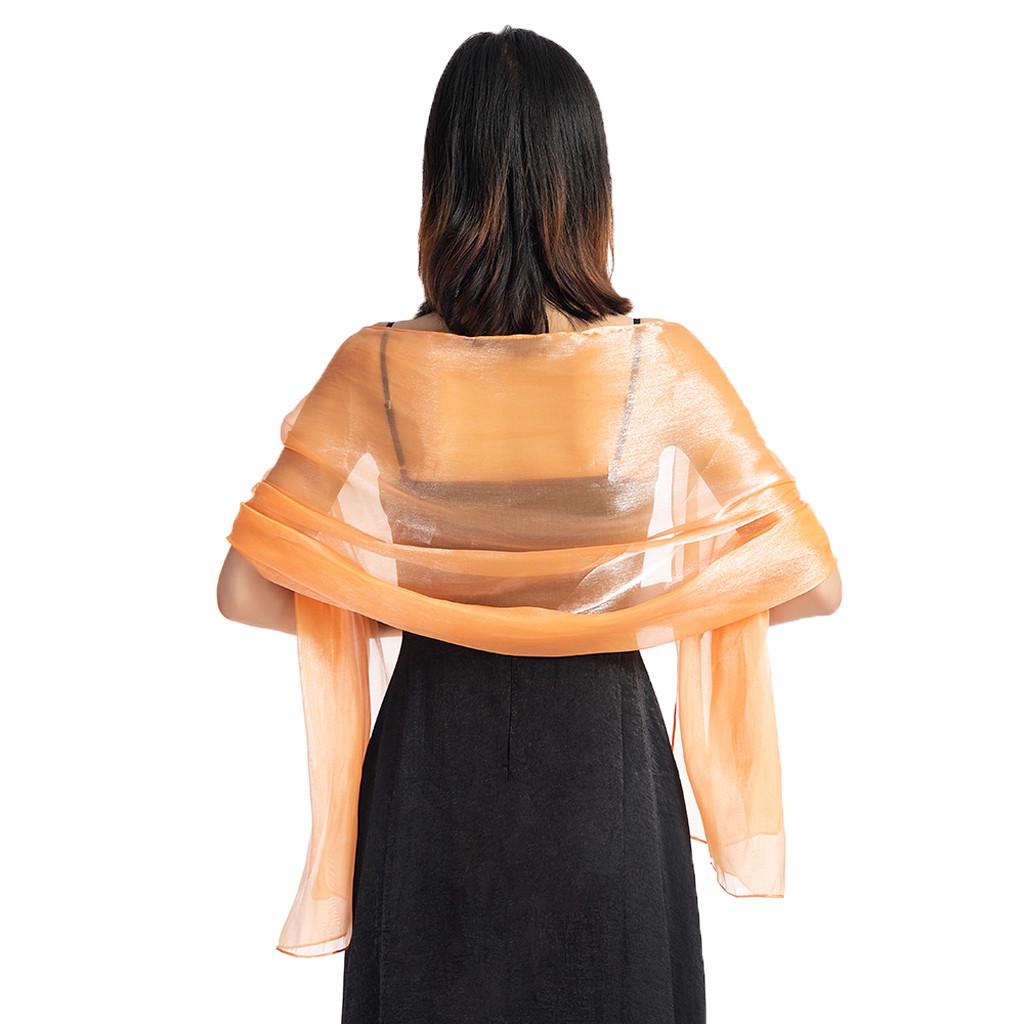 Женское вечернее платье, свадебная шаль, однотонная вечерняя шаль, шарф, женская накидка