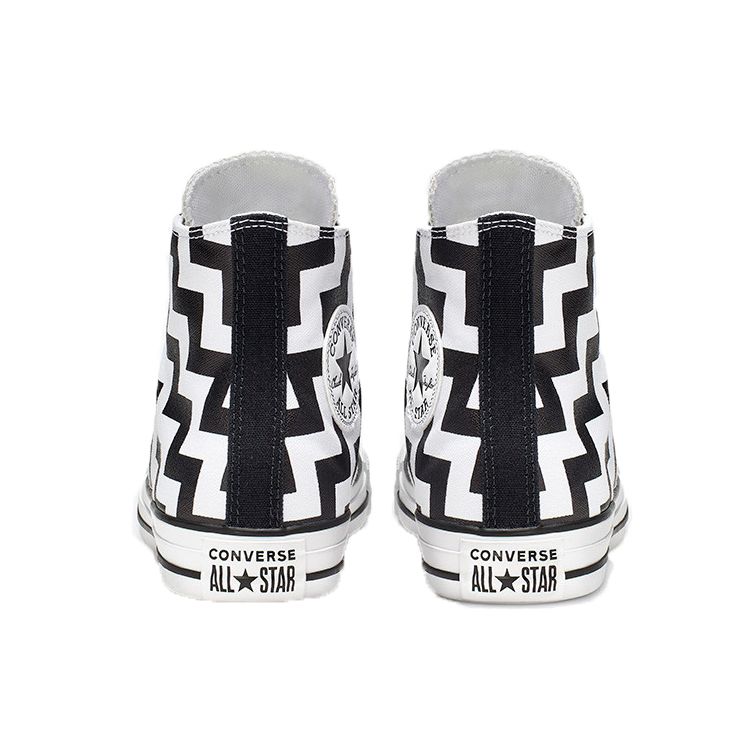 Converse Chuck Taylor All Star Glam Dunk Высокие парусиновые кеды Женские кроссовки Черно-белые 565213F