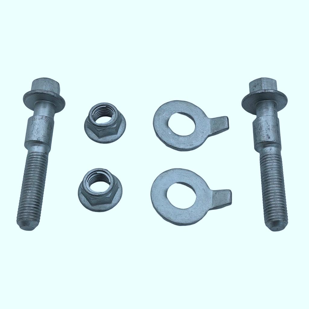 2x Front Adjustable Camber cam Bolt 14mm 81260 Easy to Install Auto Parts