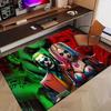 1pc Office Carpet Chair Mats Joker and Harley Quinn Perfect for Office Chairs, Living Rooms, Or Bedrooms,Polyester Carpet.HDT112