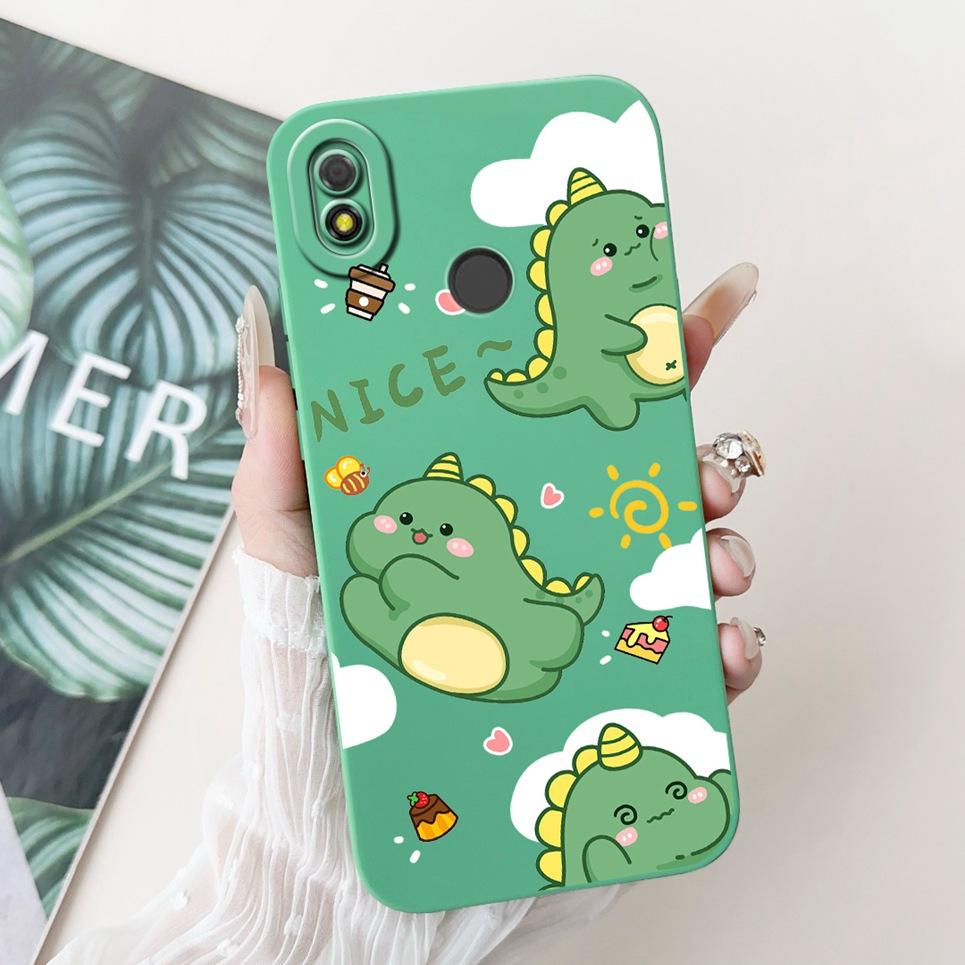 For Tecno Pop 3 Plus BB4 Spark 4 Lite Soft Silicone Cute Cartoon Animals Dragon Painted Matte Cover Pop3 Bumper 6.52" Phone case