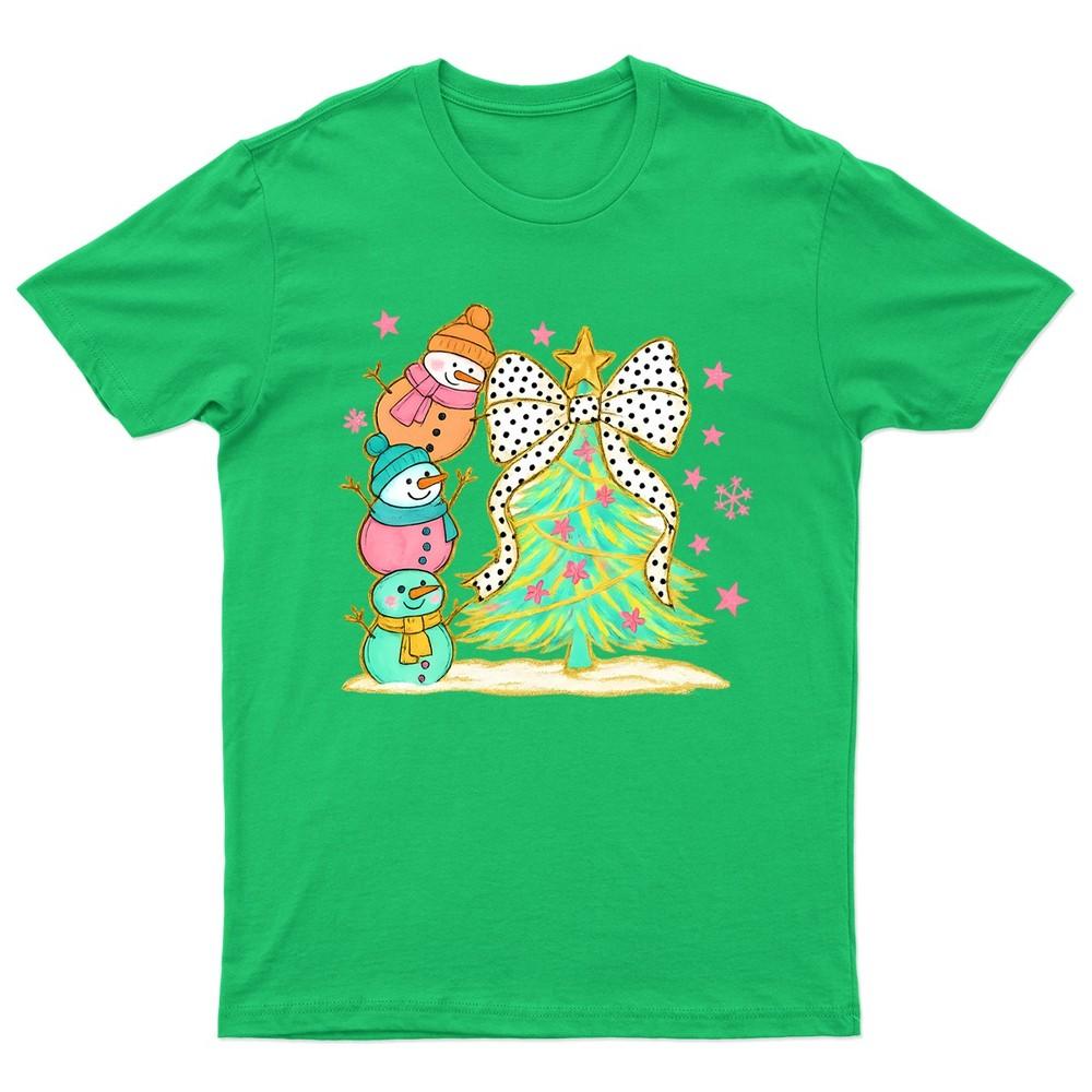Christmas SnowUnisex Tree Holiday TShirt Unisex Gift Retro Seasonal Funny Xmas