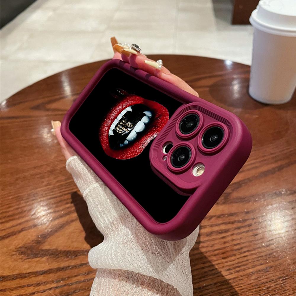 LZ19 Lips kiss art силиконовый чехол для телефона Samsung A15 A35 S24 S23 Ultra S22 S21 Plus S20 FE A05 A06 A54 A55 A53 A14 M15 противоударный задний чехол