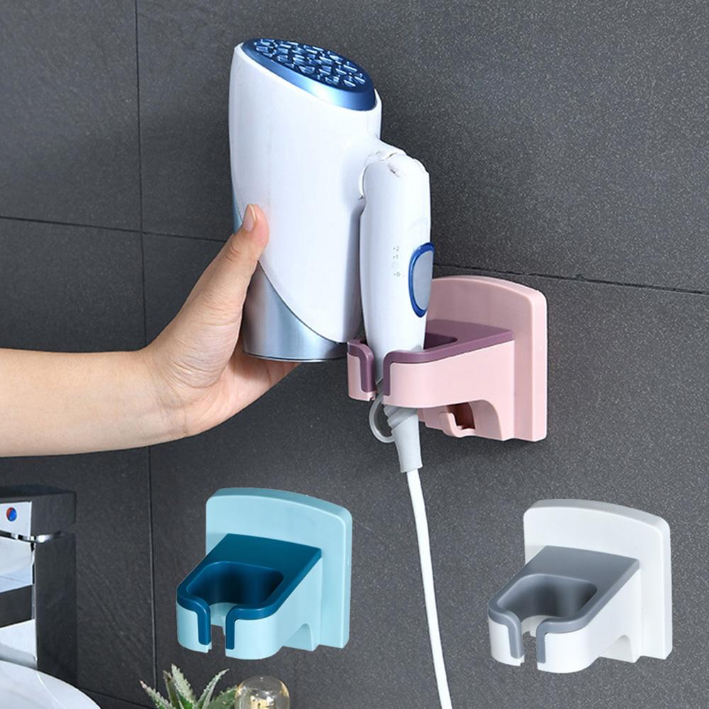 High Quality Organizer Stand Bathroom Storage Rack Wall Shelf Hairdryer Holder Hanger