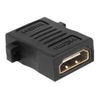 Adaptateur HDMI - DELOCK - 65509 - 0 m - Noir - Vissable - Résolution 1920x1080