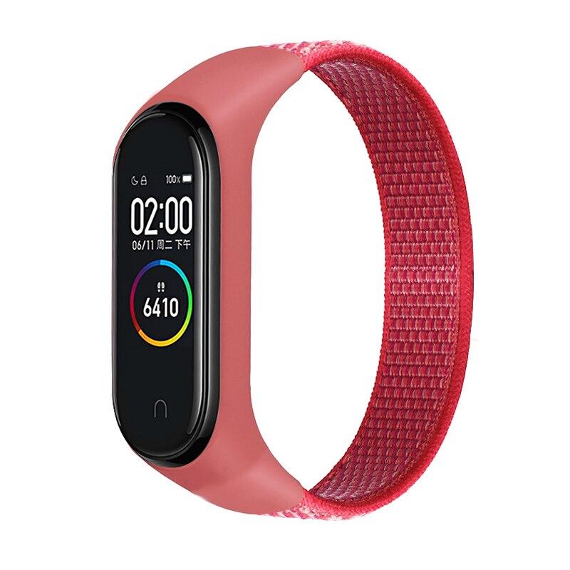 Сменный браслет для Xiaomi Mi Band 5 4 3 нейлоновый ремешок на запястье спортивный браслет для Mi Band 4 5 Miband 4 3 5 Band4 ремешок для умных часов