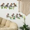 Painted Branches Birds Bedroom Study Home Background Beautification Decoration Wall Stickers