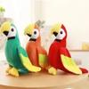 20/25/30/35cm Cute Simulation Parrot Doll Bird Plush Toy Grab Machine Doll Wedding Throwing Doll Children's Gift
