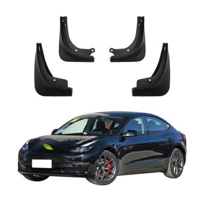 4 шт. Брызговики Грязезащитные Колесные Арки Совместимы с Tesla Model 3 2012 2013 2014 2015 2016 2017 2018 2019 2020 2021 2022
