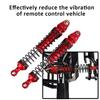 4pcs Aluminium Alloy Red RC Shock Absorber Accessory Fit for SCX10 D90 1 10 RC Crawler Car