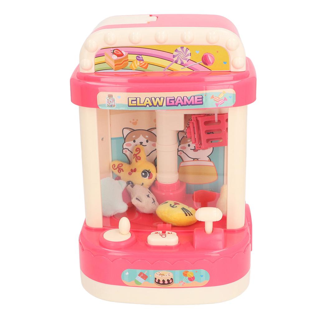 Машина для кукольных когтей, световые и звуковые эффекты, машина для захвата игрушек с 6 куклами для детей