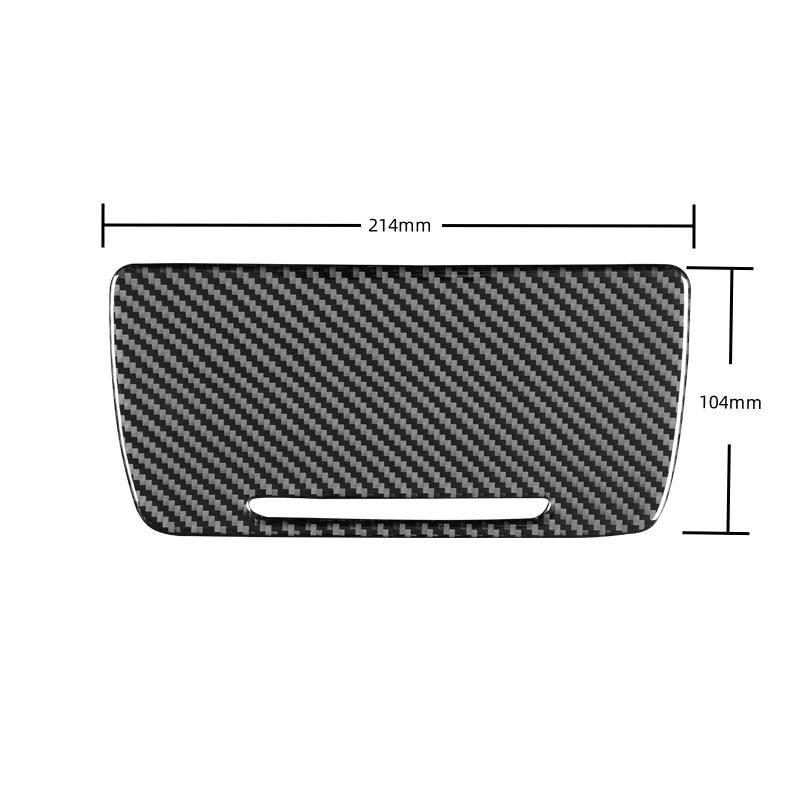 For BMW 5 Series F10 2011-2017 Accessories Carbon Fiber Interior Car Central Control Storage Box Panel Trim Cover Frame Stickers