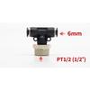 4-6mm Tube Quick Fitting Tee Male Threaded Port Push To Connect Fitting  Industrial Piping
