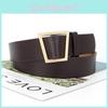 Modern Pu Leather Waist Belt With Hollow Design And Alloy Buckle For Student And Casual Fashion