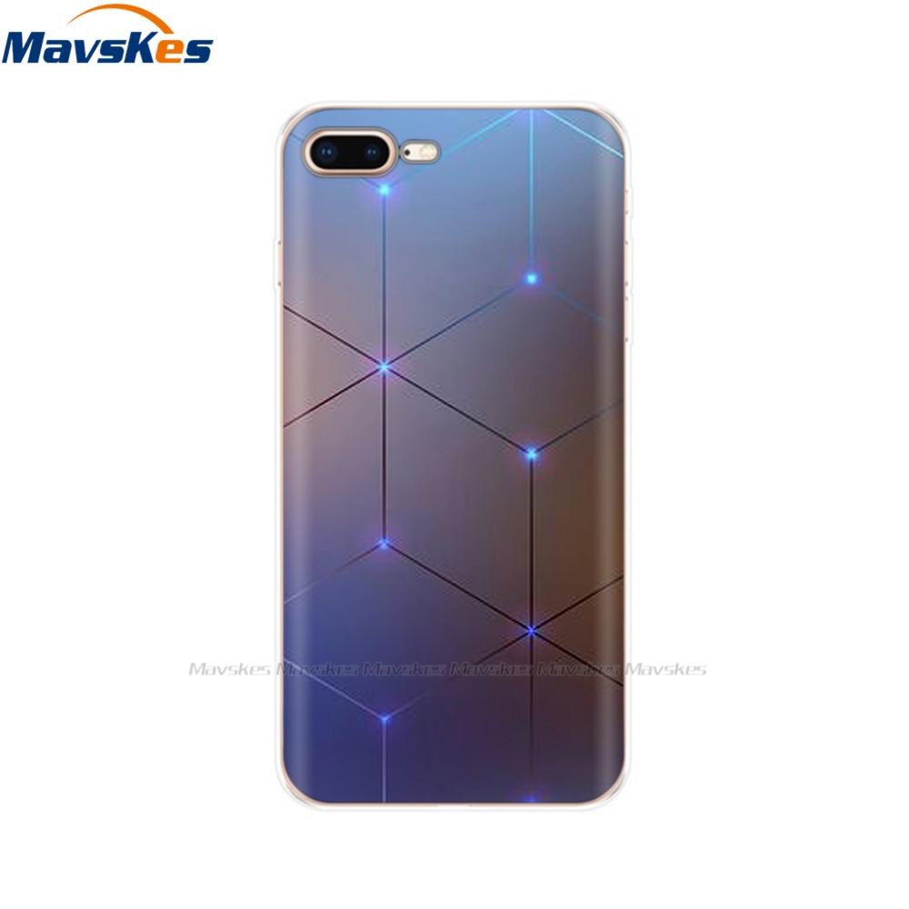 Мягкий чехол для iPhone 8 plus Чехлы Обложка Силиконовая оболочка Чехол для Apple iPhone 6s 6 plus 7plus Funda coque etui bumper цветной