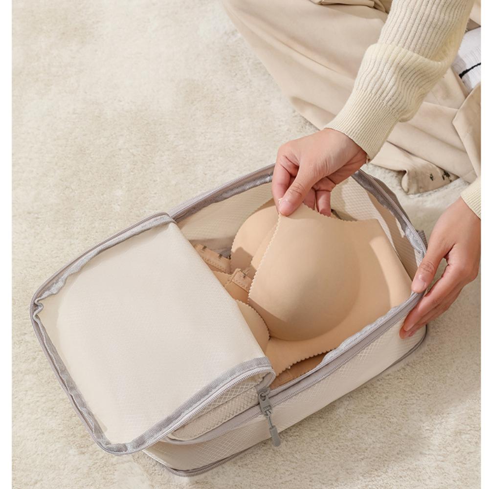 Дорожная компрессионная упаковка Кубики чемодан органайзер для багажа набор складная сумка на молнии для хранения одежды обувь дорожные аксессуары