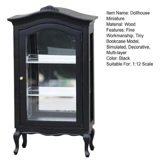 1/12 кукольный домик, миниатюрная мебель, шкаф, книжный шкаф, хранилище ювелирных изделий, модель «сделай сам», декор сцены, аксессуары для кукольного дома, игрушки для детей, подарки на день рождения