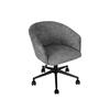 Touma Office Chair Chair Boucle Fabric Black TM Treat 456488