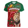 3D Moroccan T-Shirt Morocco Flag Emblem Graphic T Shirt For Men Clothing Casual Short Sleeved Shirts Unisex Gym Fitness V Tops