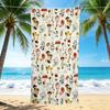 1Pc Mushroom Exploration Beach Towel, Quick Dry, Multi-Use for Beach Pool Gym Yoga Home Travel, Christmas, Halloween, Xmas Gift M928477