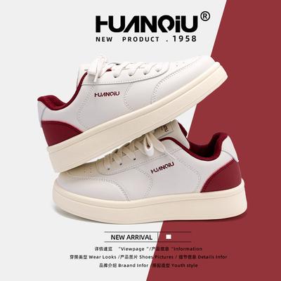 Глобальная ретро обувь на доске женская ZHQ68189 весна новая на толстой подошве универсальная женская обувь, взрывной рост, белая обувь женская