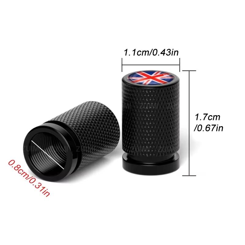 4 шт. Новые металлические колпачки на ниппель автомобильного колеса для MINI COOPER S JCW F56 F55 F60 R55 R56 R60 Наружные автоаксессуары