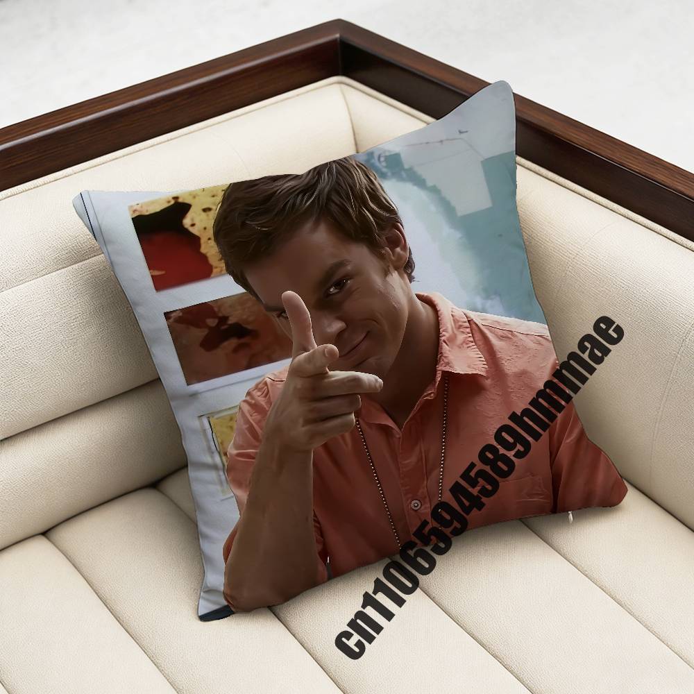 For D-Dexter M-Morgan Michael C Hall Throw Pillow Case Sham 45X45Cm 40X40Cm Square Car Pillowcase Pad Cushion Cover