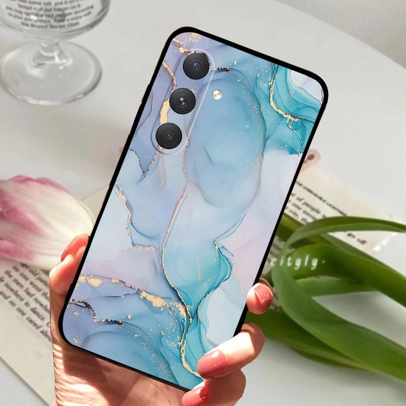 Чехол для Samsung A54 5G Защитный Мультяшный Черный Мягкий ТПУ Силиконовый Чехол для Телефона Для Samsung Galaxy A54 Чехол-Бампер Сумка