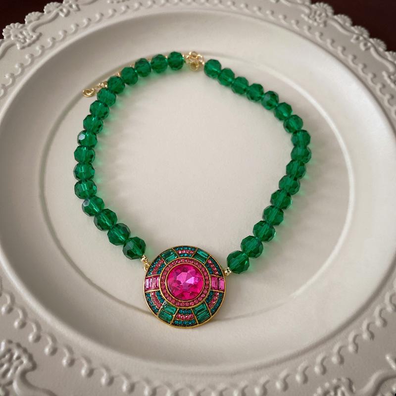 Винтажное ретро ожерелье на ключицу в придворном стиле для женщин