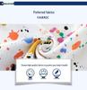 Хлопковая футболка с коротким рукавом для мальчиков в корейском стиле, Детский топ с принтом