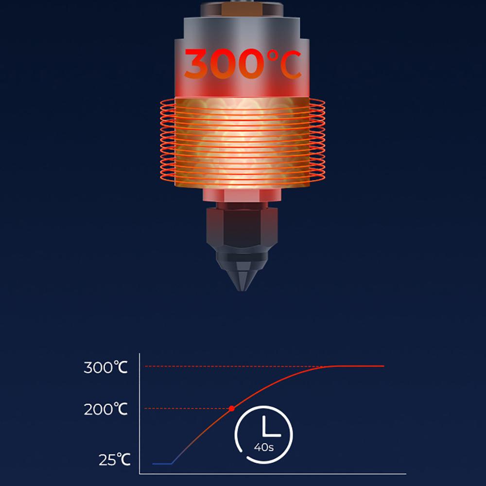 1 комплект, новый цельнометаллический комплект Hotend Spider Hotend, аксессуары для 3D-принтеров до 300 ℃