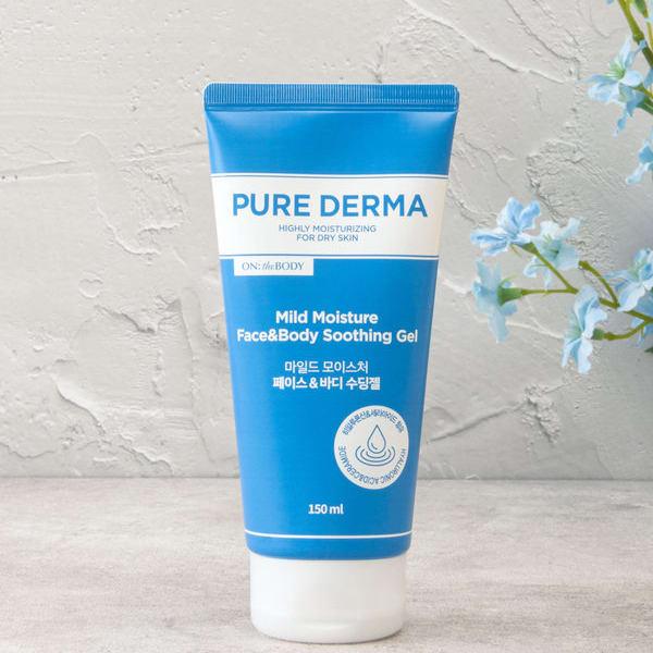 On The Body Pure Derma Mild Moisture Успокаивающий гель для лица и тела 150 мл