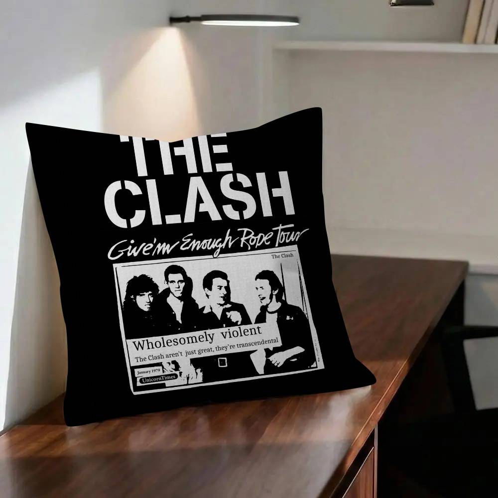 Rock Band The album Clash Cushion Pillow Gift Home Office Decoration Pillow Bedroom Sofa Car Cushion CoverPillow Case