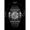 Мужские механические часы-скелетон с автоподзаводом, часы мужские люксовые светящиеся водонепроницаемые, подарок