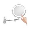 Double-sided Wall Mounted Makeup Mirror 360° Rotating Telescopic Makeup Mirror  Beauty Mirror