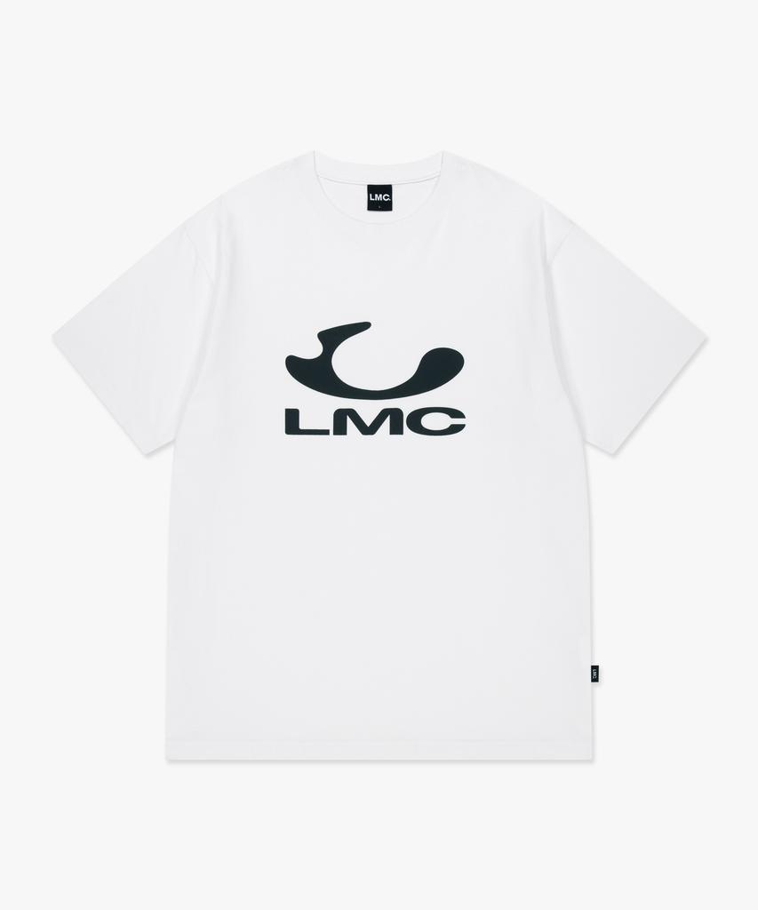 Белая футболка с логотипом-символом LMC Morph