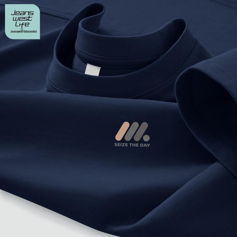 JEANSWEST LIFE Мужская дышащая хлопковая футболка с принтом