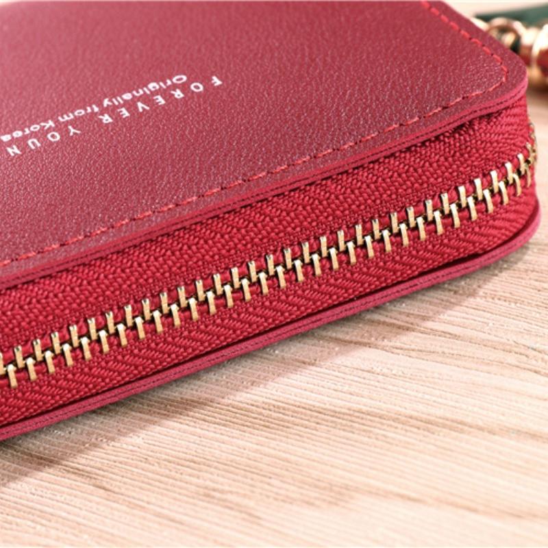 Женский маленький кошелек, женский мини-кошелек с кисточками, милая девушка, короткая молния, прекрасный кошелек для монет из искусственной кожи, женский ручной кошелек, кошелек