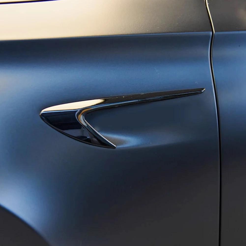 2 шт. наклейка на боковую часть автомобиля, вентиляционное отверстие, крыло, эмблема, логотип, отделка для Mercedes Benz AMG V8 C200 C300 E300 E400 W213 C-Class W205 AMG